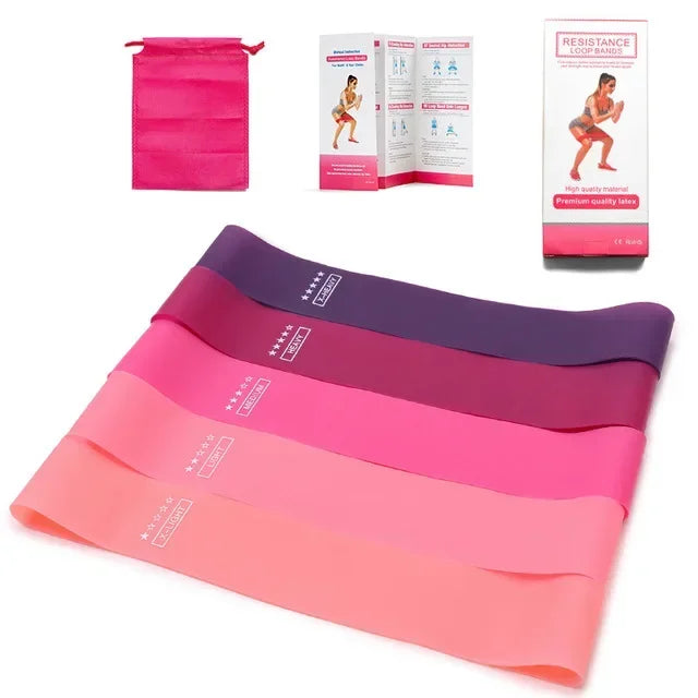 VeloraFit™ - Portable Fitness Workout Rubber Resistance Bands